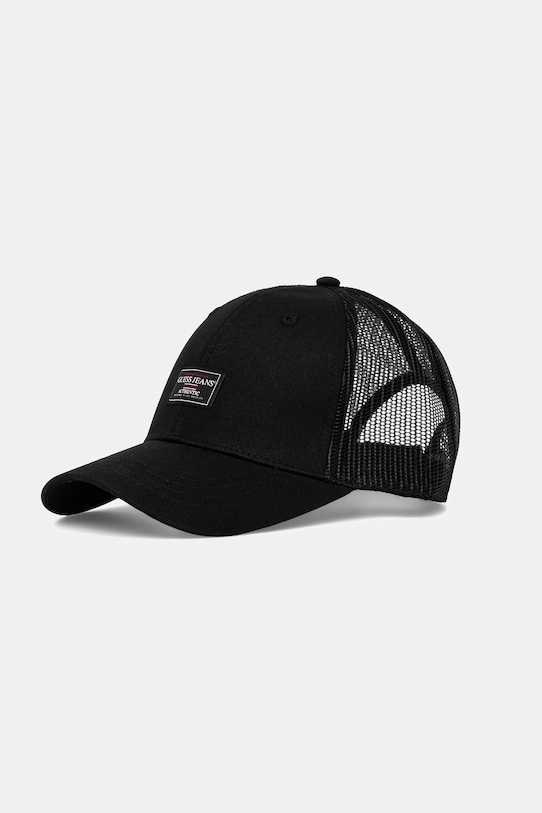 Хлопковая бейсболка Guess Jeans, черный
Хлопковая бейсболка Guess Jeans, черный