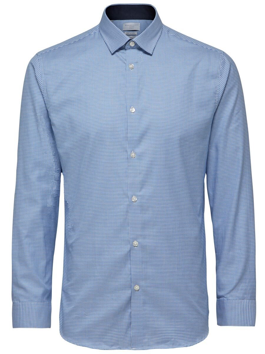 Рубашка Slim Fit на пуговицах SELECTED SHDoneNew-Mark, синий 
Рубашка Slim Fit на пуговицах SELECTED SHDoneNew-Mark, синий