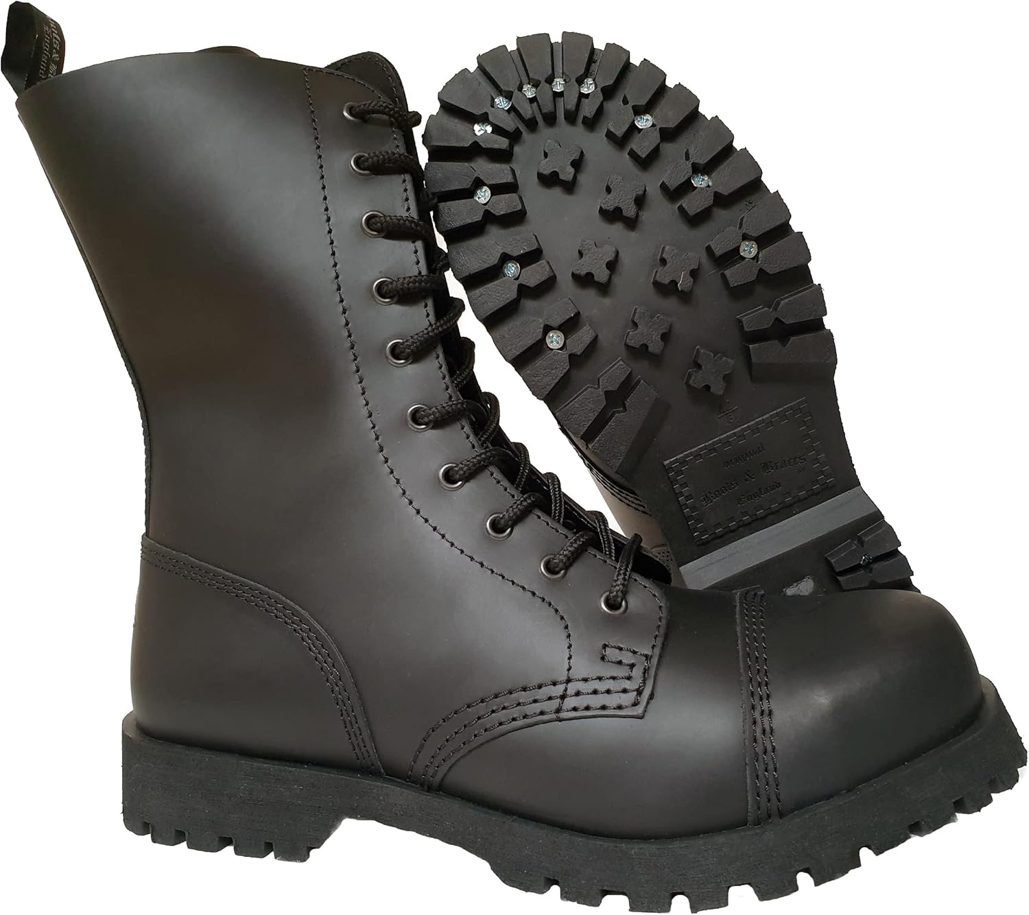 Мужские ботинки Boots Braces England с 10 отверстиями, черные матовые, с стальным носком, модели Rangers Spirit Of England
Мужские ботинки Boots Braces England с 10 отверстиями, черные матовые, с стальным носком, модели Rangers Spirit Of England