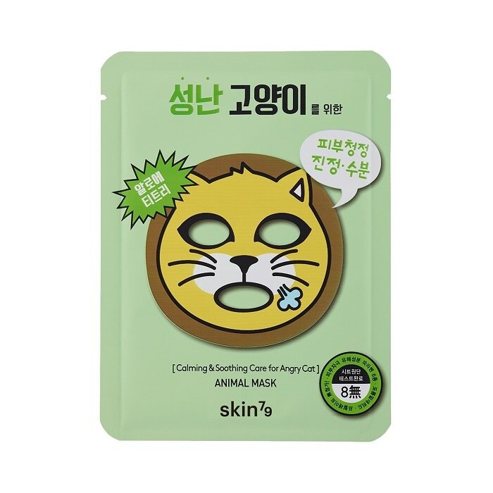 Skin79, Animal Mask, Тканевая маска Angry Cat
Skin79, Animal Mask, Тканевая маска Angry Cat