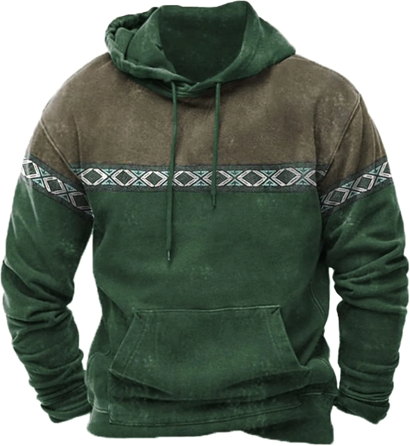 Толстовка с капюшоном Tactical для мужчин в винтажном принте Cowboy Western Aztec с карманом KICILVS
Толстовка с капюшоном Tactical для мужчин в винтажном принте Cowboy Western Aztec с карманом KICILVS