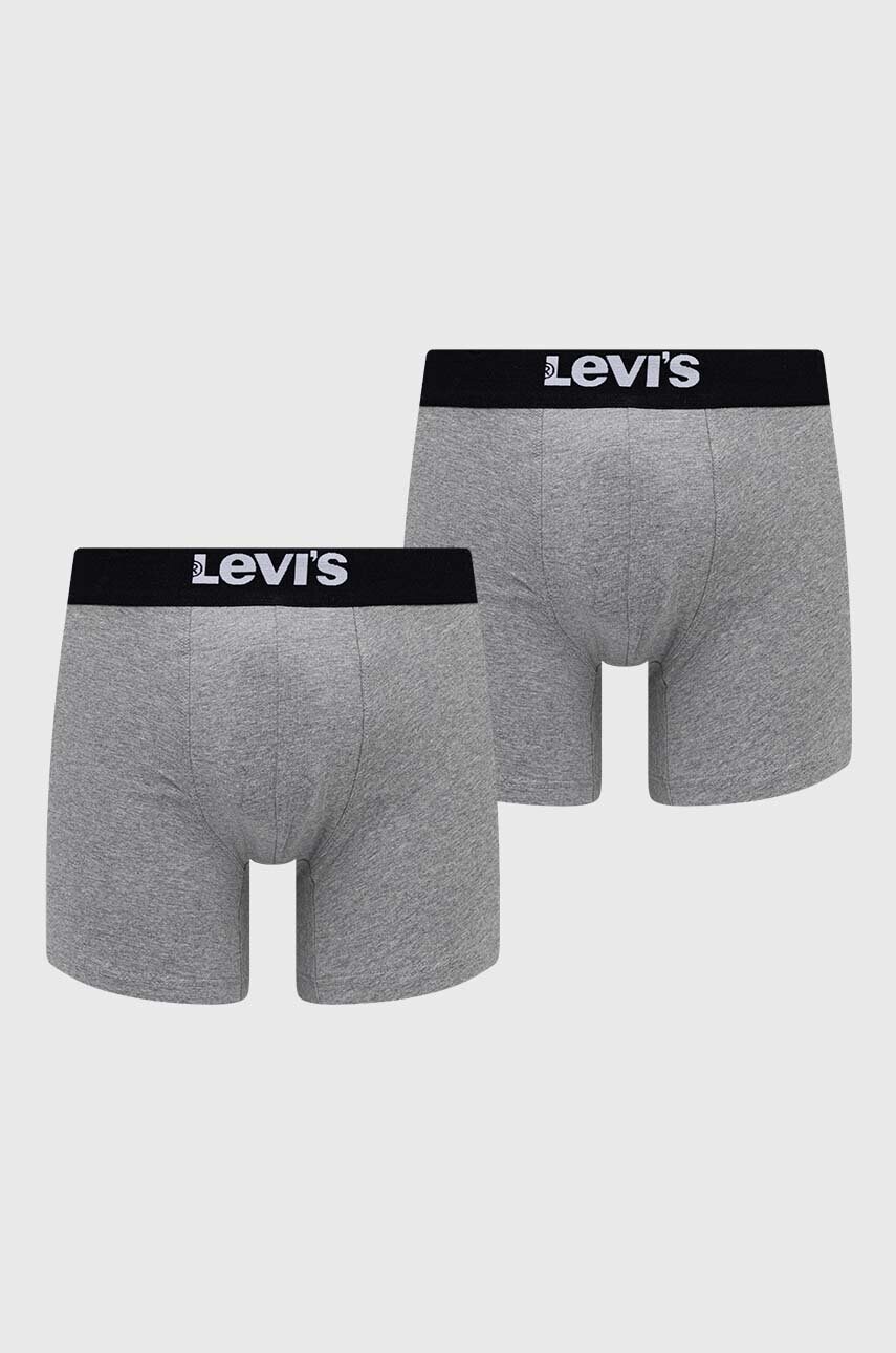 Боксеры, 2 пары Levi'S, серый
Боксеры, 2 пары Levi'S, серый