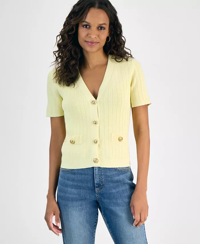 Пет кардиган с коротким рукавом I.N.C. International Concepts, желтый
Пет кардиган с коротким рукавом I.N.C. International Concepts, желтый