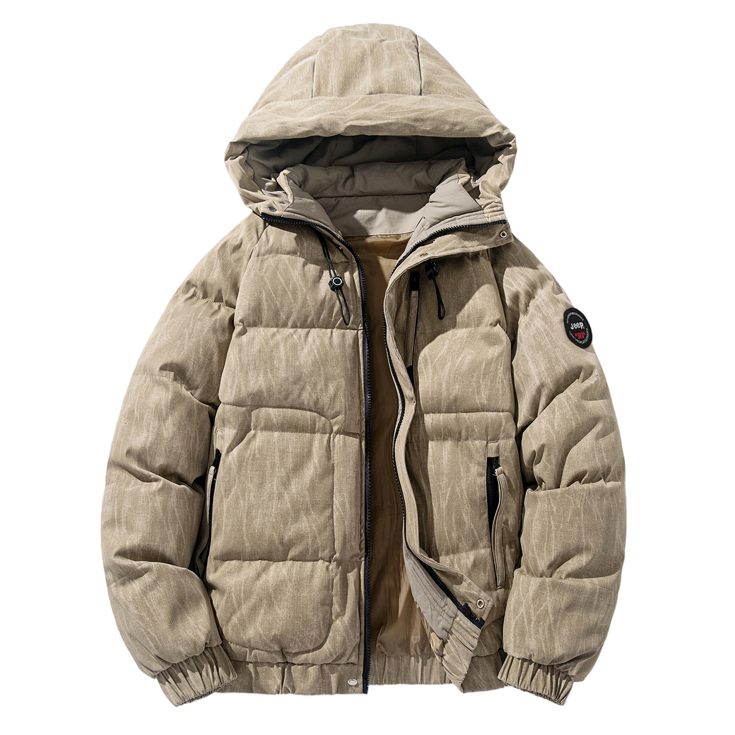 Пуховик Unisex Hooded Moderate Padded Jeep, хаки
Пуховик Unisex Hooded Moderate Padded Jeep, хаки