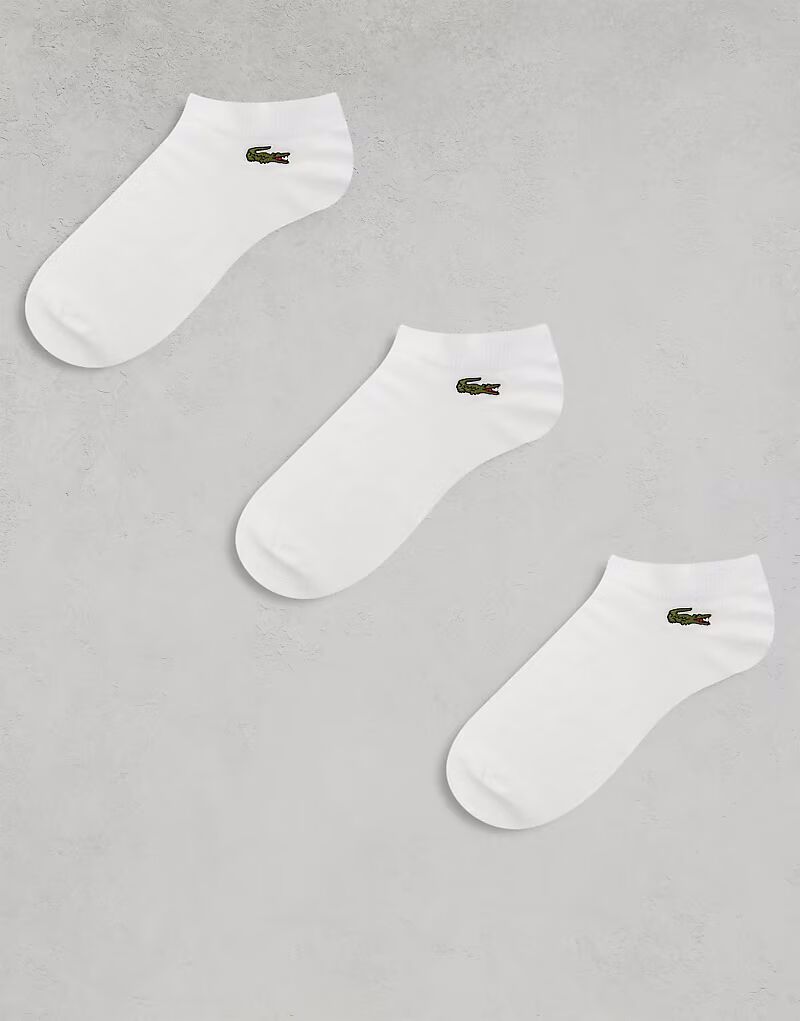 Lacoste 3 пары носков для тренировок белого цвета
Lacoste 3 пары носков для тренировок белого цвета