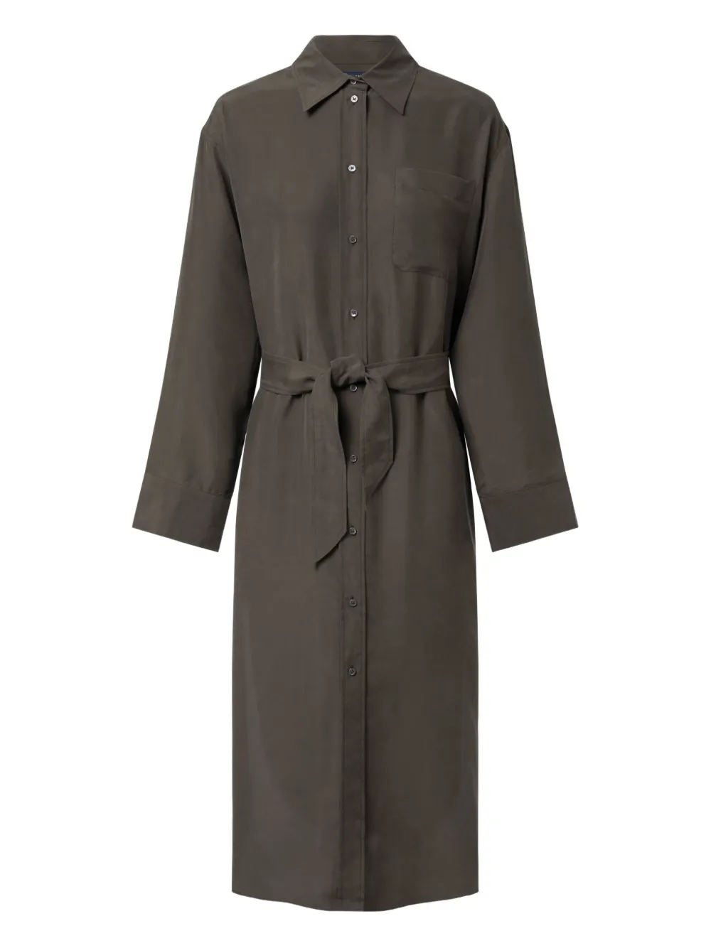 Платье-рубашка миди с поясом Soeur, коричневый
Платье-рубашка миди с поясом Soeur, коричневый