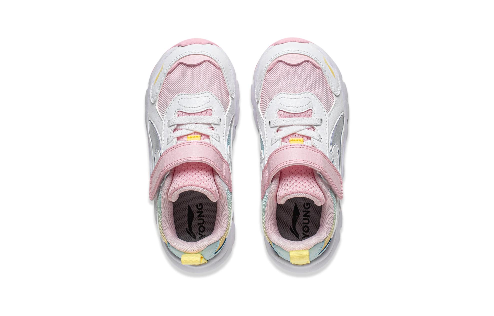 Космическая амортизация Устойчивые к истиранию Дышащие Низкие Повседневные детские кроссовки Бело-розовые Дошкольные LINING YOUNG
Космическая амортизация Устойчивые к истиранию Дышащие Низкие Повседневные детские кроссовки Бело-розовые Дошкольные LINING YOUNG