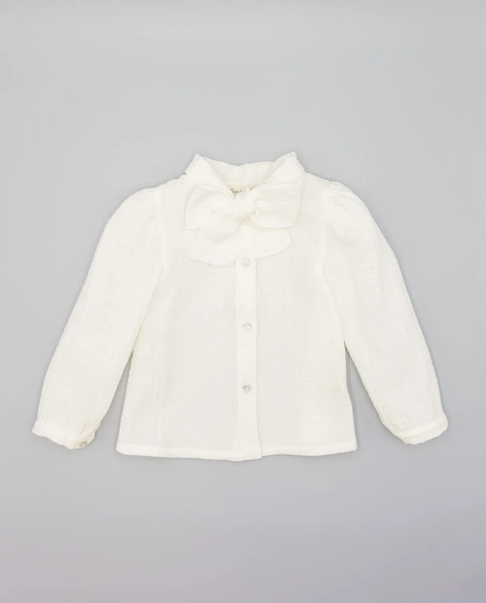 Хлопковая детская рубашка Fina Ejerique, белый
Хлопковая детская рубашка Fina Ejerique, белый