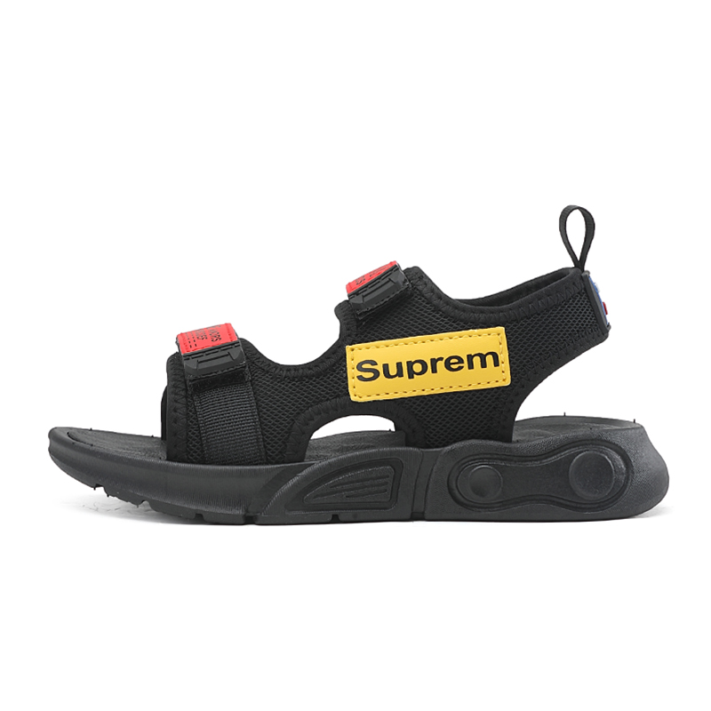 Детские сандалии с низким верхом, нескользящие, дышащие, водонепроницаемые и износостойкие CAMKIDS, черный/красный
Детские сандалии с низким верхом, нескользящие, дышащие, водонепроницаемые и износостойкие CAMKIDS, черный/красный