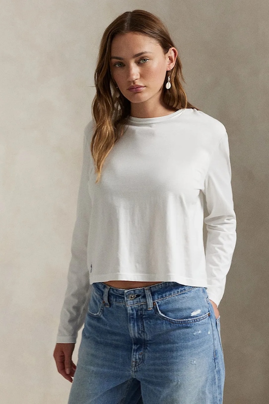 Лонгслив Polo Ralph Lauren, белый
Лонгслив Polo Ralph Lauren, белый