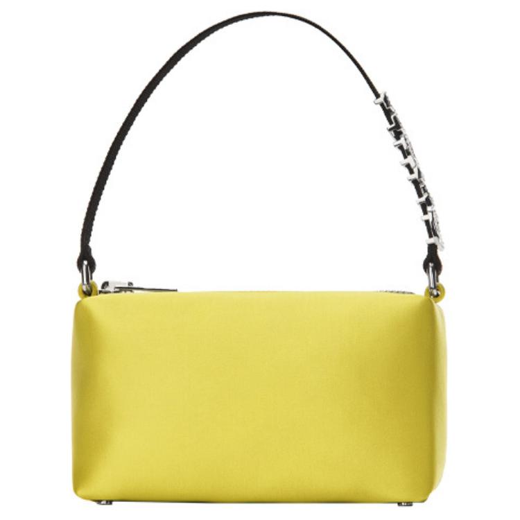 Сумка через плечо из сатина, женская желтая Alexander Wang
Сумка через плечо из сатина, женская желтая Alexander Wang