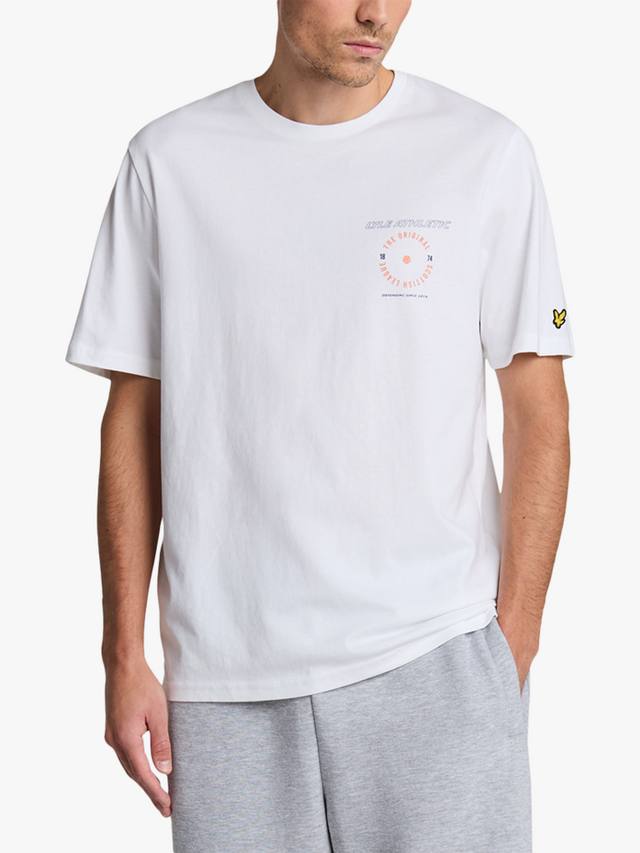 Хлопчатобумажная спортивная футболка с графическим рисунком обычного покроя Lyle & Scott, цвет White/Orange
Хлопчатобумажная спортивная футболка с графическим рисунком обычного покроя Lyle & Scott, цвет White/Orange