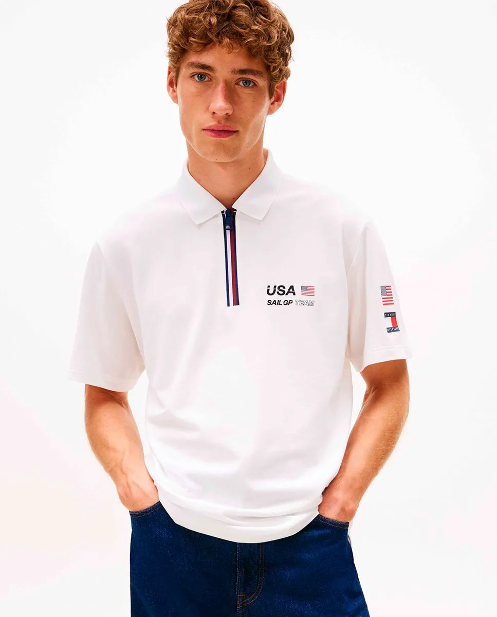 Мужская рубашка-поло с короткими рукавами, однотонная Tommy Hilfiger, белый
Мужская рубашка-поло с короткими рукавами, однотонная Tommy Hilfiger, белый