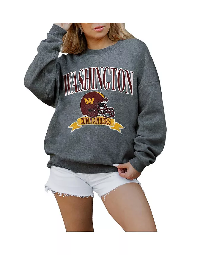 Женская темно-серая толстовка Washington Commanders Seal The Deal Premium Tri-Blend Gameday Couture
Женская темно-серая толстовка Washington Commanders Seal The Deal Premium Tri-Blend Gameday Couture