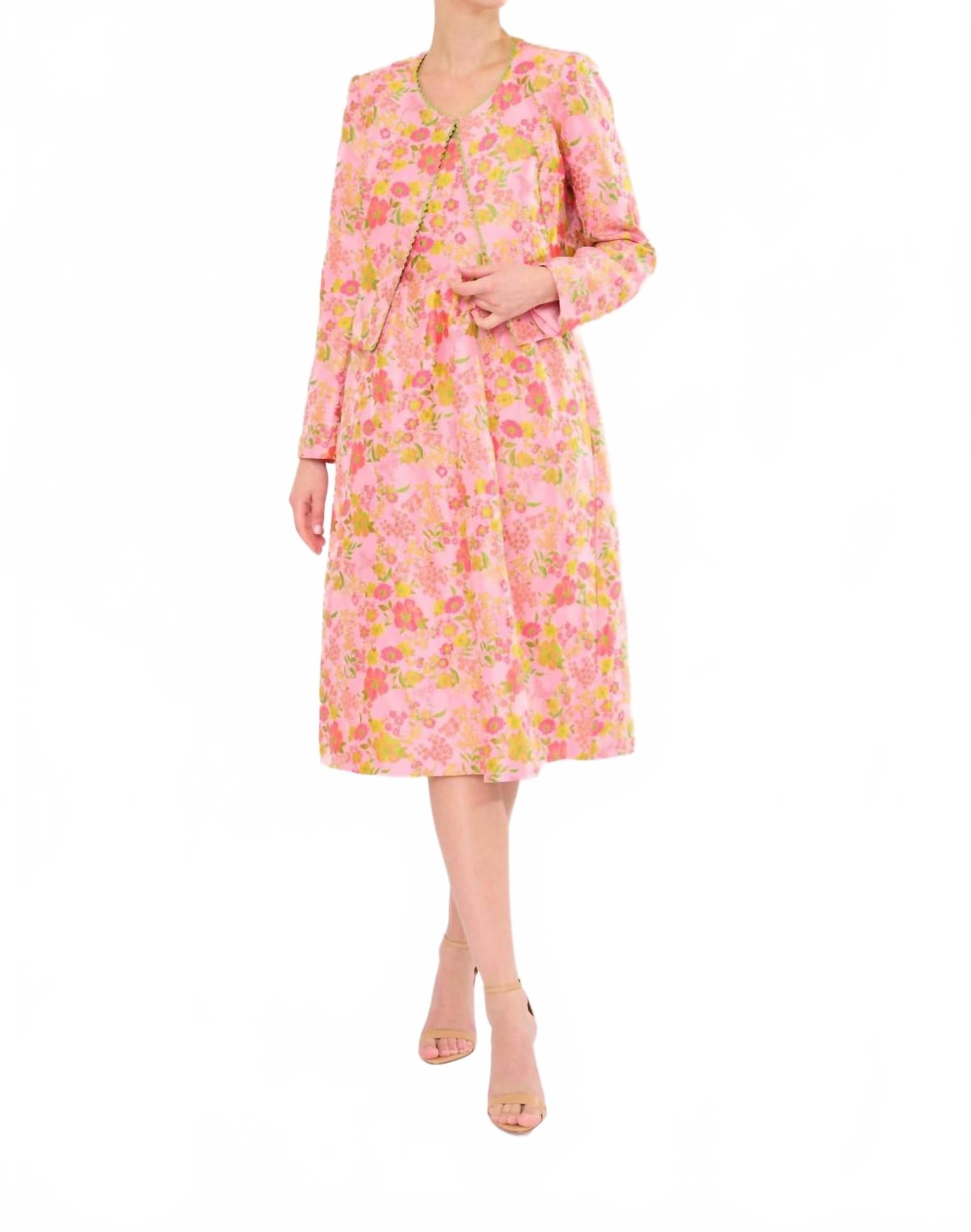 Жакет Omilia в весеннем жаккарде Flora Bea, Springtime Brocade 
Жакет Omilia в весеннем жаккарде Flora Bea, Springtime Brocade