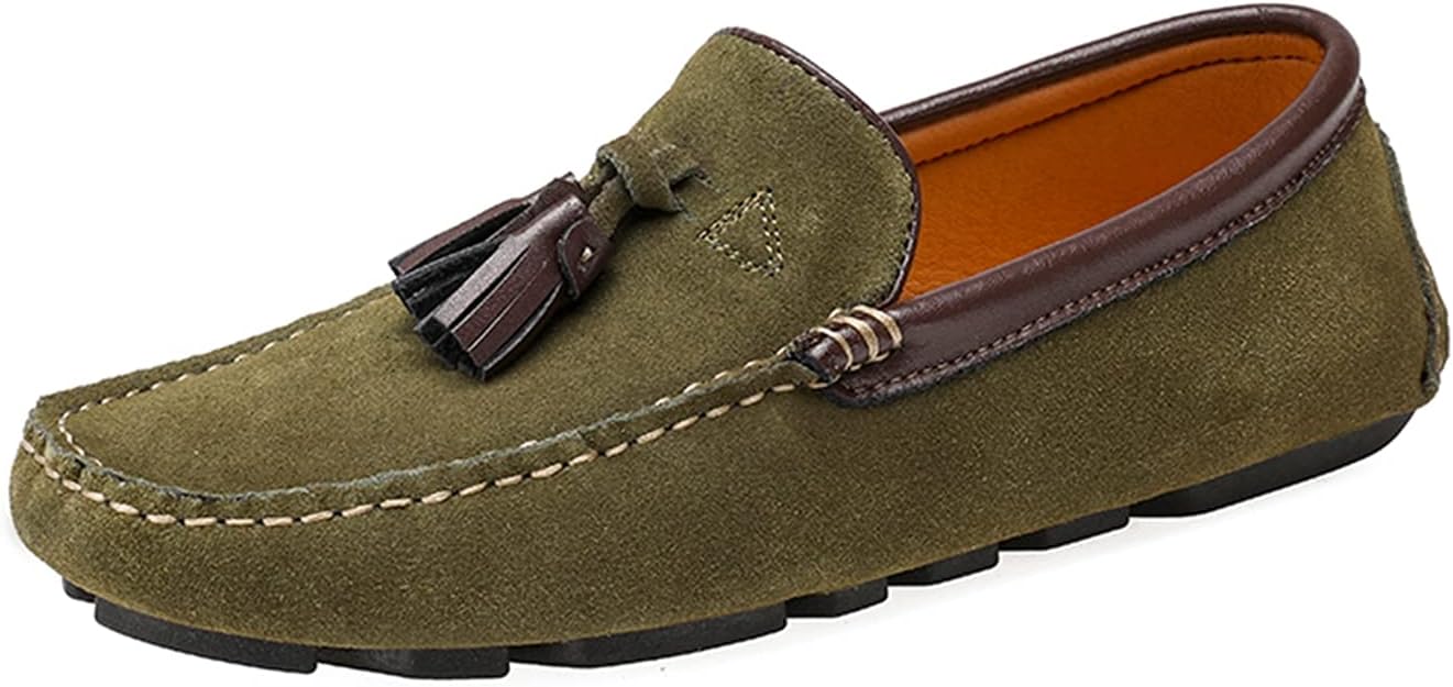 Мужские модные туфли-мокасины с бахромой из замши и кожи для прогулок, вождения и работы в офисе Litnermia, зеленый
Мужские модные туфли-мокасины с бахромой из замши и кожи для прогулок, вождения и работы в офисе Litnermia, зеленый