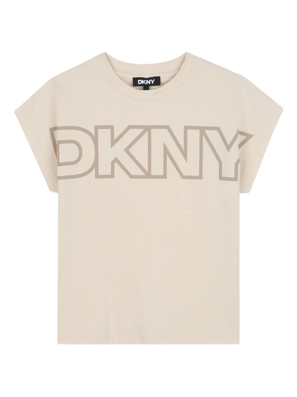 Футболка с логотипом Dkny Kids, нейтральный 
Футболка с логотипом Dkny Kids, нейтральный