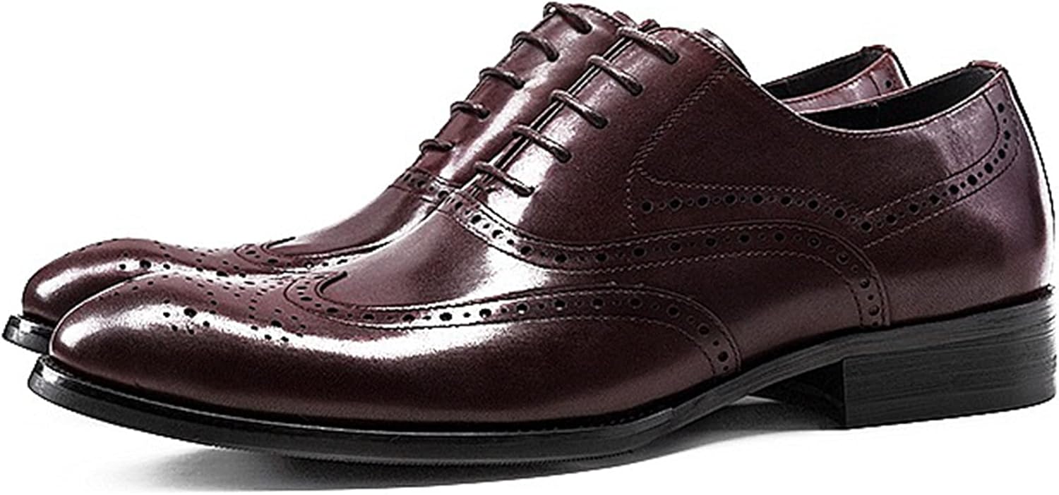 Мужские классические туфли-оксфорды WKNBEU из черной кожи, деловые туфли с крылышками, классические формальные кожаные туфли на шнуровке для свадьбы, выпускного и вечеринки, черные - US7/UK6/EU39
Мужские классические туфли-оксфорды WKNBEU из черной кожи, деловые туфли с крылышками, классические формальные кожаные туфли на шнуровке для свадьбы, выпускного и вечеринки, черные - US7/UK6/EU39