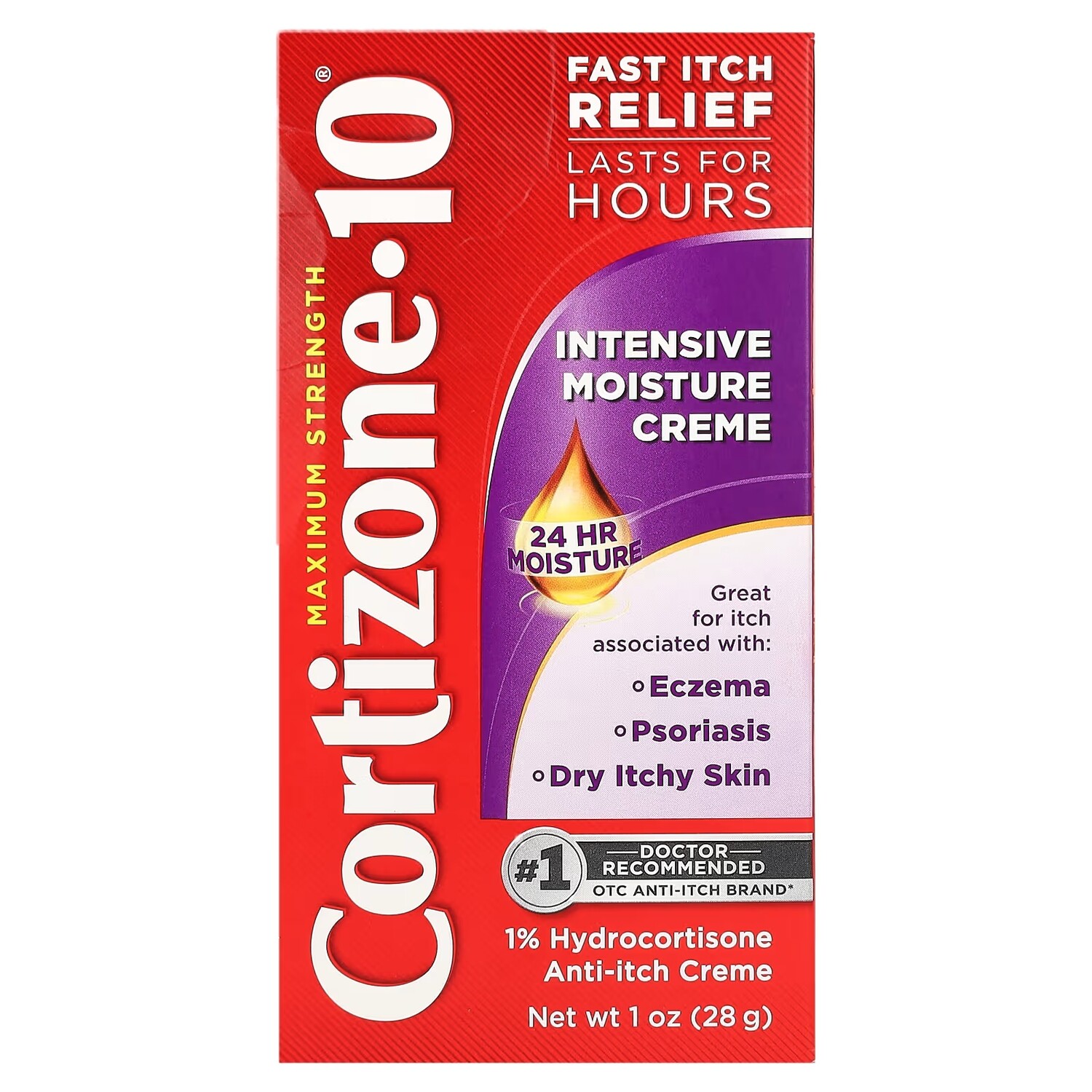 Крем увлажняющий Cortizone 10 Maximum Strength, 28 г
Крем увлажняющий Cortizone 10 Maximum Strength, 28 г