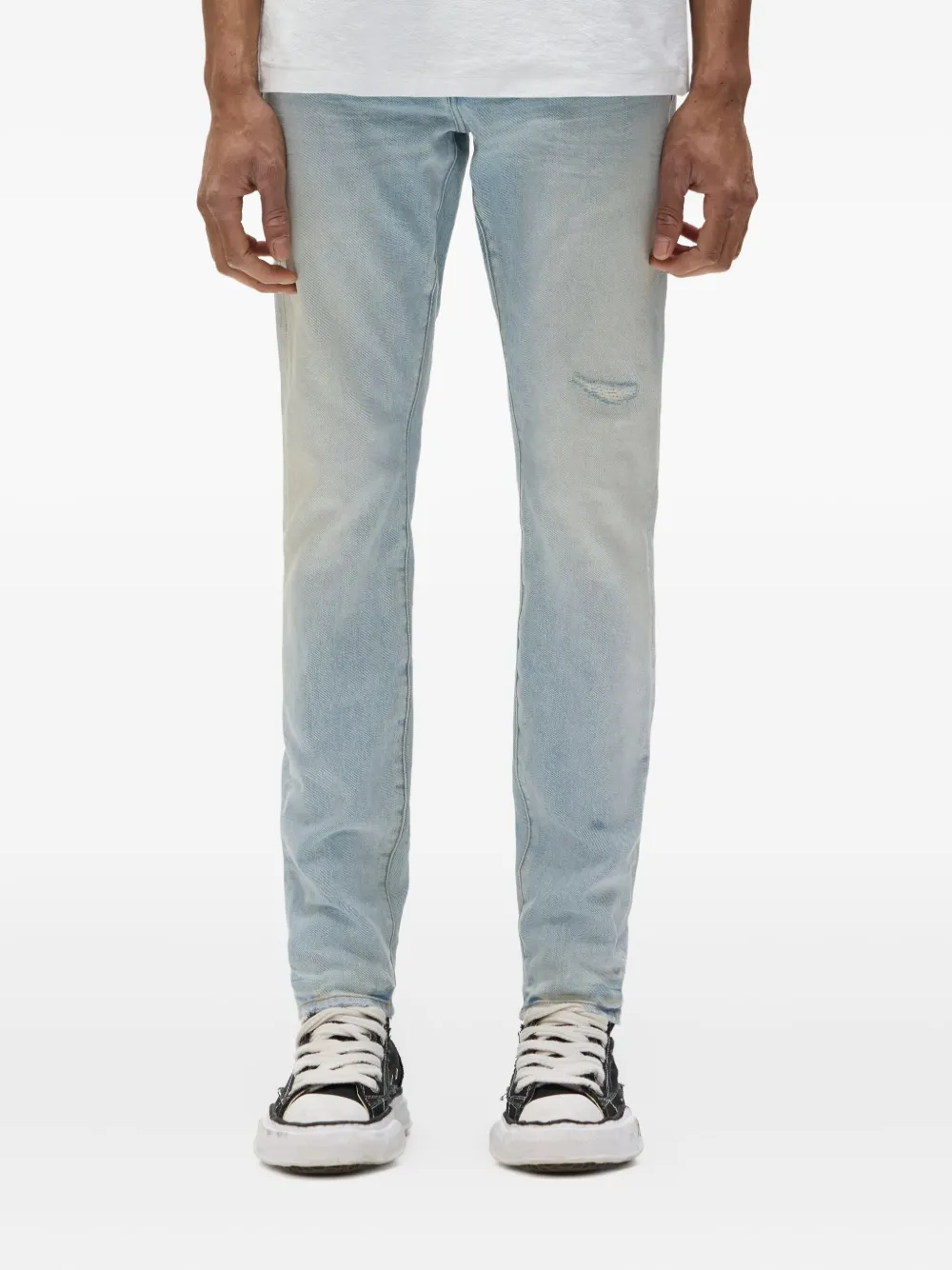 Узкие джинсы с эффектом потертости Purple Brand, синий
Узкие джинсы с эффектом потертости Purple Brand, синий