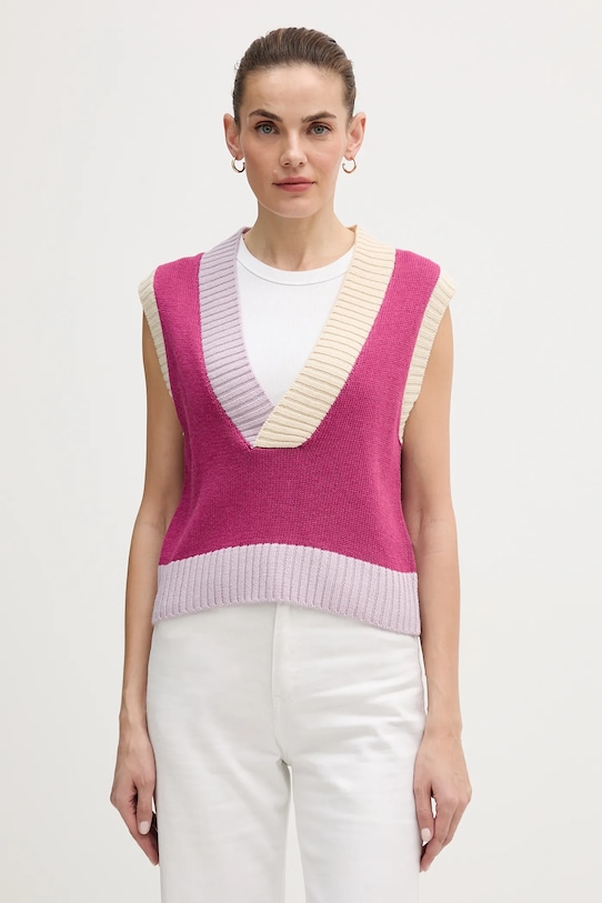 Жилет из шерстяной смеси United Colors of Benetton, фиолетовый
Жилет из шерстяной смеси United Colors of Benetton, фиолетовый