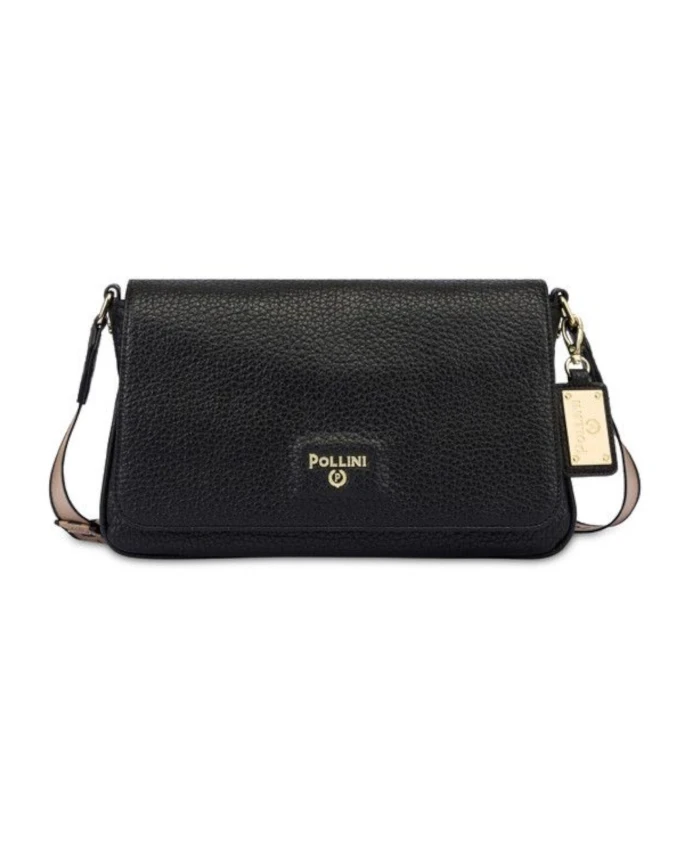 Черная сумка через плечо, стильная модель. Pollini, черный
Черная сумка через плечо, стильная модель. Pollini, черный