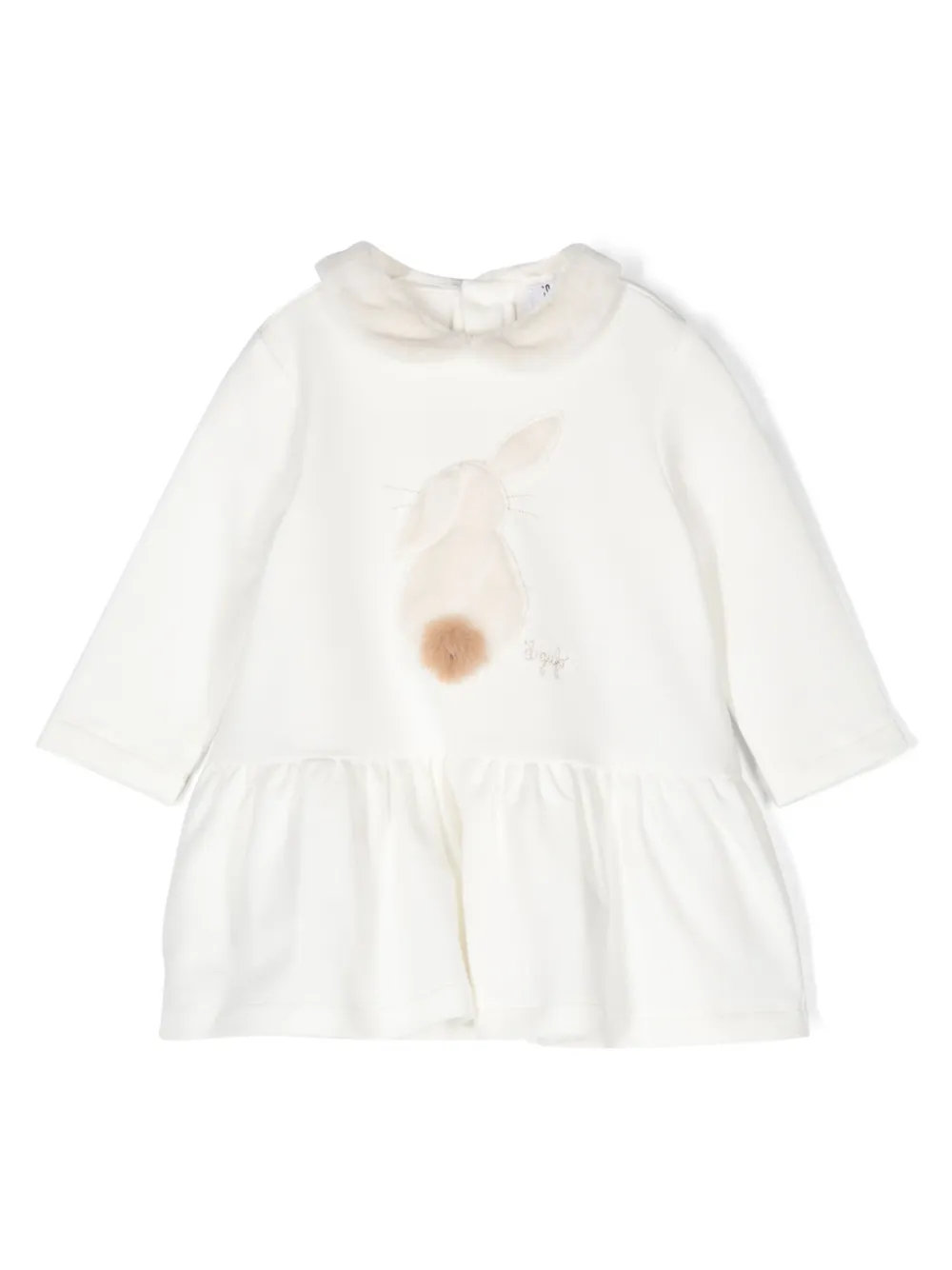 Платье с вышитым логотипом Il Gufo, белый
Платье с вышитым логотипом Il Gufo, белый