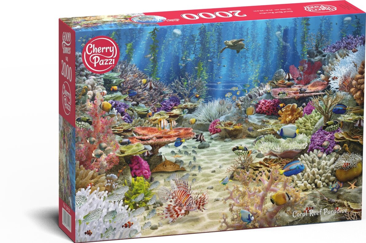 Пазл Cherry Pazzi, Coral Reef Paradise, 2000 шт. 50132 (58889657) CherryPazzi
Пазл Cherry Pazzi, Coral Reef Paradise, 2000 шт. 50132 (58889657) CherryPazzi