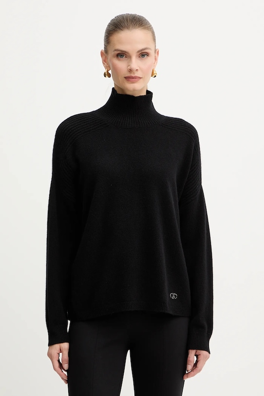 Шерстяной свитер Liu Jo, черный
Шерстяной свитер Liu Jo, черный