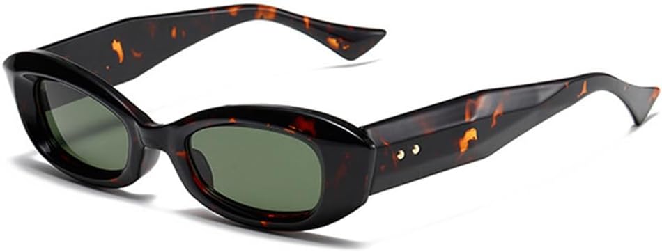 Солнцезащитные очки UV400 - Маленькая оправа "кошачий глаз" с градиентным переходом цвета и заклепками, для женщин и мужчин, для бега и занятий спортом на открытом воздухе UYPTK, Leopard Dark Green
Солнцезащитные очки UV400 - Маленькая оправа "кошачий глаз" с градиентным переходом цвета и заклепками, для женщин и мужчин, для бега и занятий спортом на открытом воздухе UYPTK, Leopard Dark Green