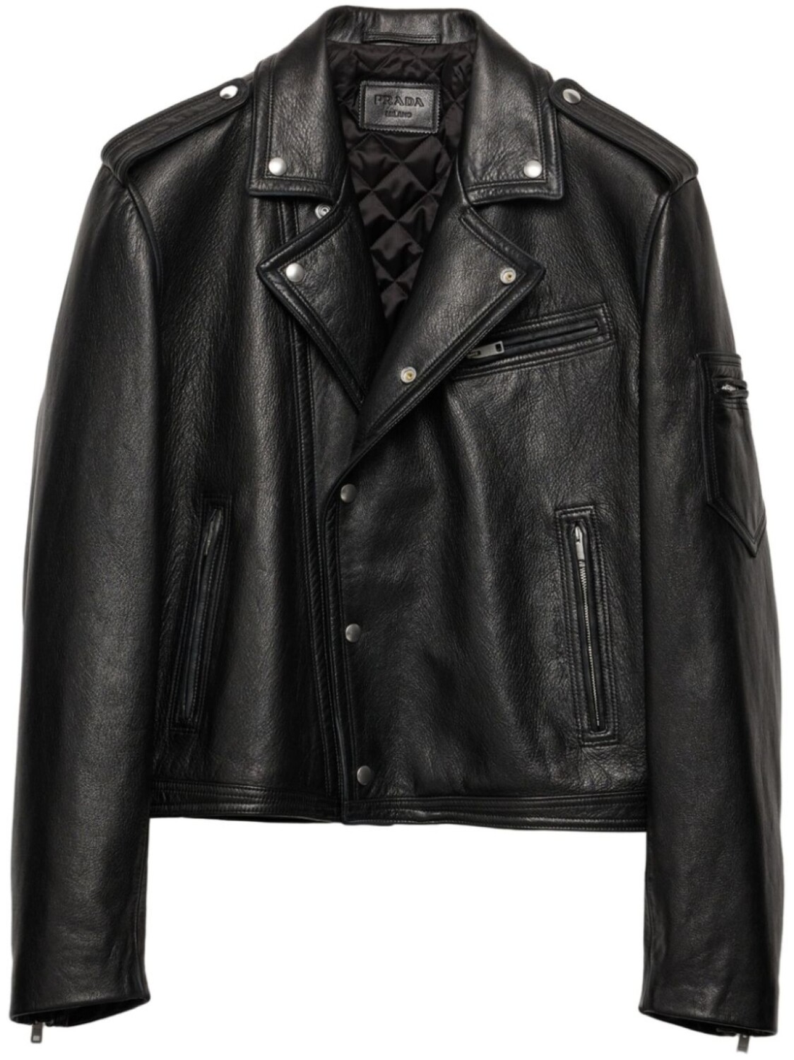 Кожаная куртка Prada, черный
Кожаная куртка Prada, черный