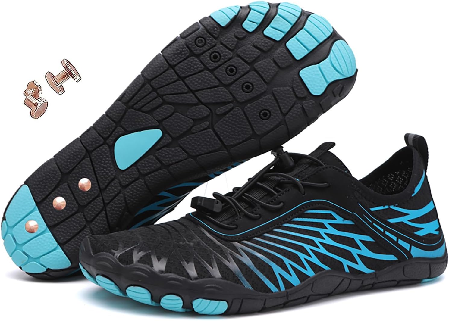 Кроссовки Zureto с медью, удобная мягкая обувь для пеших прогулок для женщин и мужчин, синий
Кроссовки Zureto с медью, удобная мягкая обувь для пеших прогулок для женщин и мужчин, синий