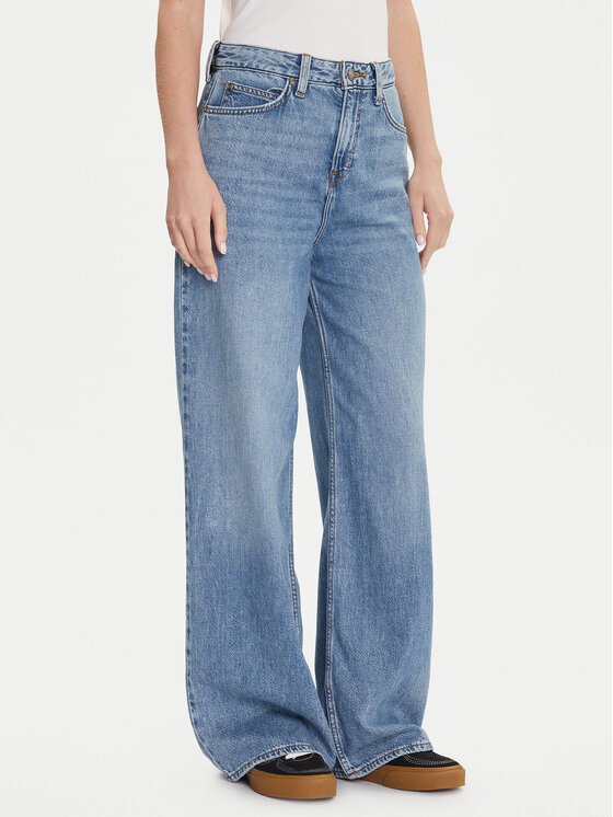 Джинсы wide leg Stella 112346641 Lee, синий
Джинсы wide leg Stella 112346641 Lee, синий