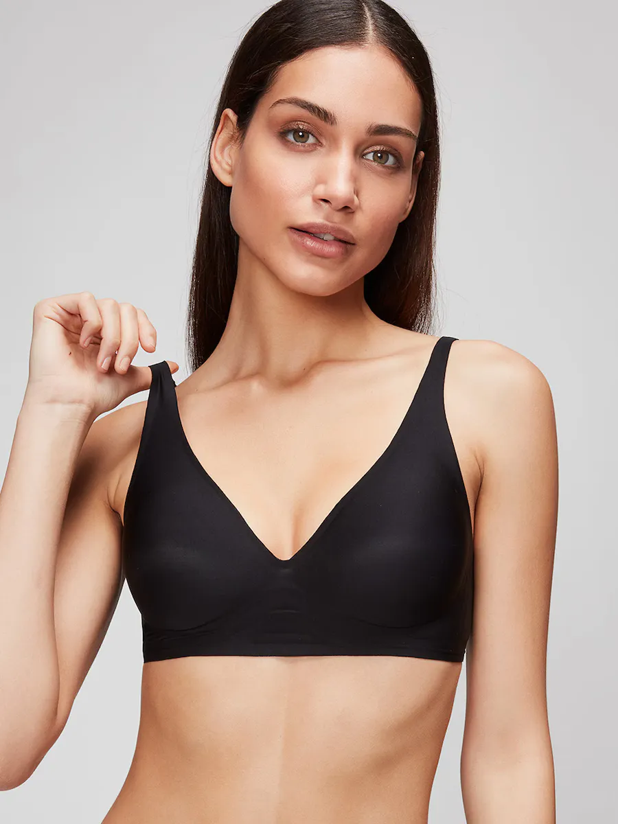 Бюстгальтер со съемным поролоном и без косточек Gisela, черный
Бюстгальтер со съемным поролоном и без косточек Gisela, черный