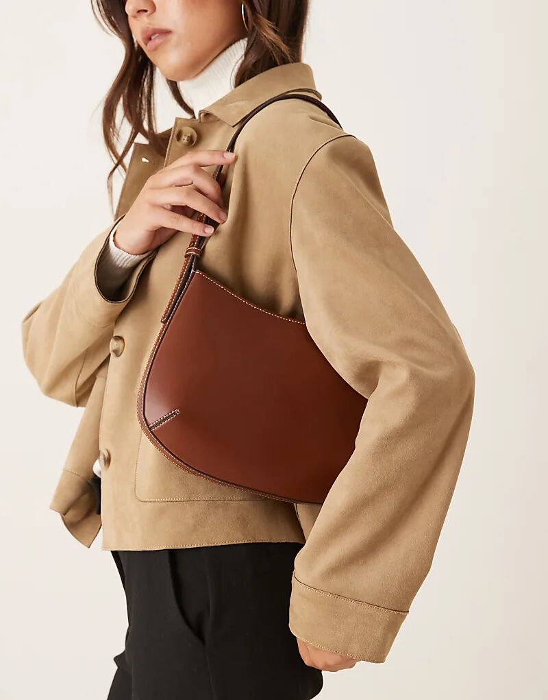 Сумка через плечо Mango из искусственной кожи коричневого цвета
Сумка через плечо Mango из искусственной кожи коричневого цвета