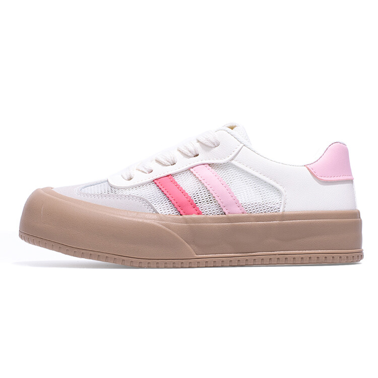 Кеды, скейтборд обувь женская низкая La Chapelle, бежевый/розовый
Кеды, скейтборд обувь женская низкая La Chapelle, бежевый/розовый