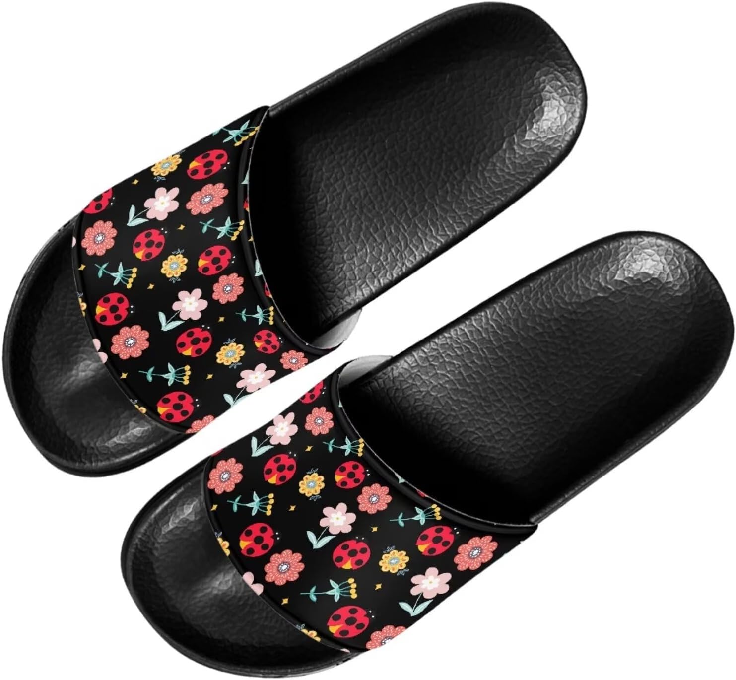 Мужские и женские слайд-сандалии Forchrinse с ярким тай-дай рисунком бабочки, легкие тапочки с открытым носком для комфорта, для дома и улицы, Ladybug and Floral
Мужские и женские слайд-сандалии Forchrinse с ярким тай-дай рисунком бабочки, легкие тапочки с открытым носком для комфорта, для дома и улицы, Ladybug and Floral