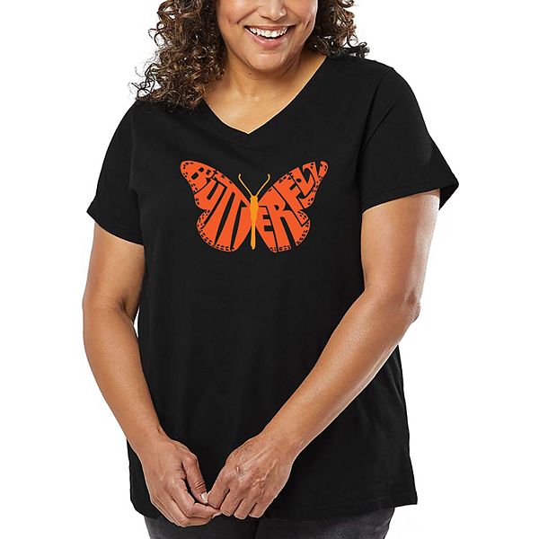 Футболка Butterfly с V-образным вырезом и принтом для женщин plus size La Pop Art, Black, Черный, Футболка Butterfly с V-образным вырезом и принтом для женщин plus size La Pop Art, Black
Футболка Butterfly с V-образным вырезом и принтом для женщин plus size La Pop Art, Black, Черный, Футболка Butterfly с V-образным вырезом и принтом для женщин plus size La Pop Art, Black