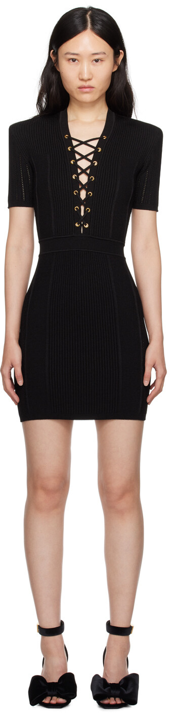 Черное кружевное мини-платье Balmain, Черный, Черное кружевное мини-платье Balmain
Черное кружевное мини-платье Balmain, Черный, Черное кружевное мини-платье Balmain