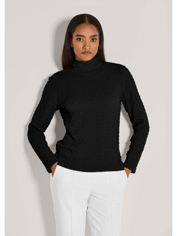 MADELEINE Элегантный топ с воротником-стойкой черного цвета
MADELEINE Элегантный топ с воротником-стойкой черного цвета