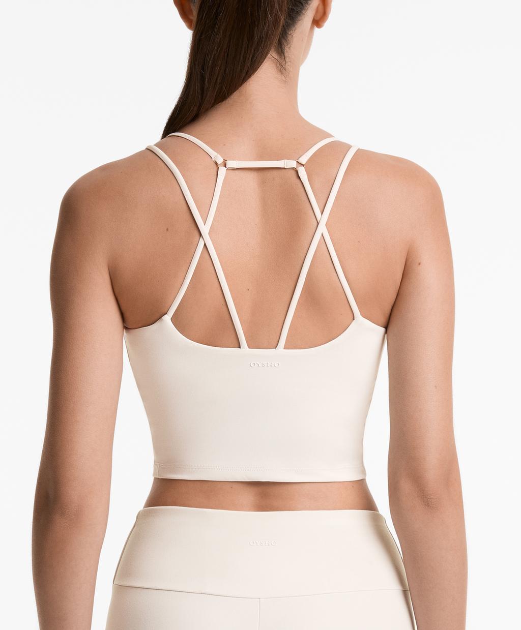 Кольцевая майка Comfortlux Oysho, бледный экрю
Кольцевая майка Comfortlux Oysho, бледный экрю