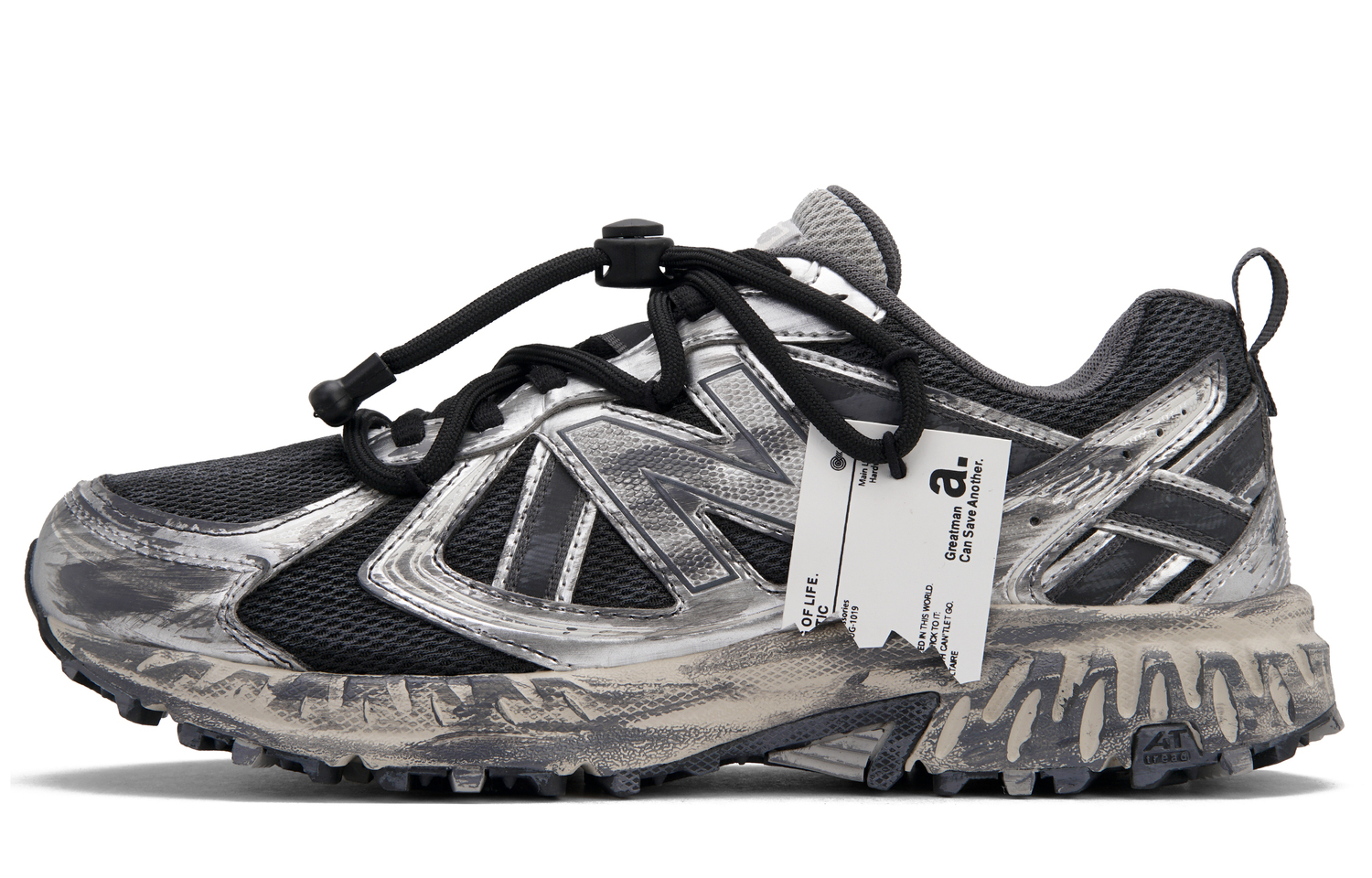 New Balance NB 410 V5 устойчивые к истиранию низкие кроссовки для бега unisex black silver
New Balance NB 410 V5 устойчивые к истиранию низкие кроссовки для бега unisex black silver