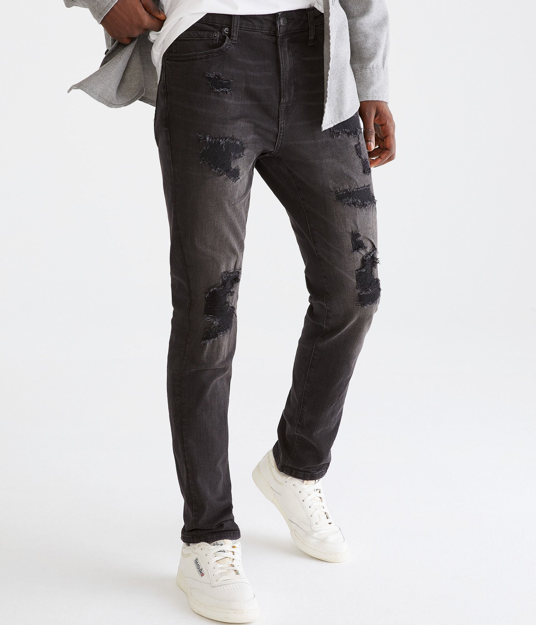 Aeropostale мужские узкие джинсы премиум-класса с технологией Lycraar Freef!Tar, цвет black wash
Aeropostale мужские узкие джинсы премиум-класса с технологией Lycraar Freef!Tar, цвет black wash