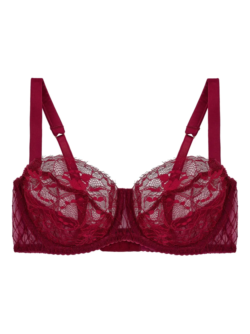 Кружевной бюстгальтер-балконет Fleur Of England, красный
Кружевной бюстгальтер-балконет Fleur Of England, красный