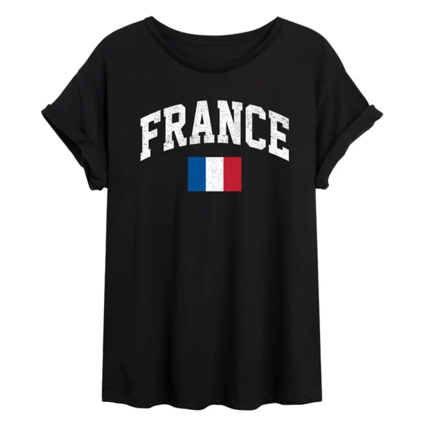 Футболка большого размера с французским флагом для юниоров Unbranded, черный
Футболка большого размера с французским флагом для юниоров Unbranded, черный