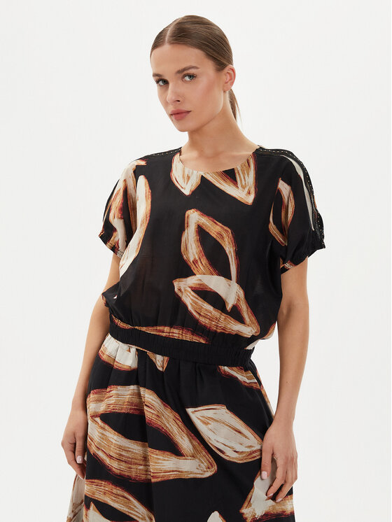 Блузка oversize P4EA0X37 Dkny, черный
Блузка oversize P4EA0X37 Dkny, черный