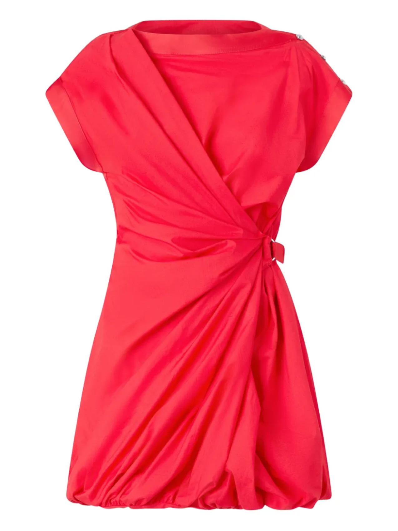 Асимметричное драпированное мини-платье PINKO, красный
Асимметричное драпированное мини-платье PINKO, красный