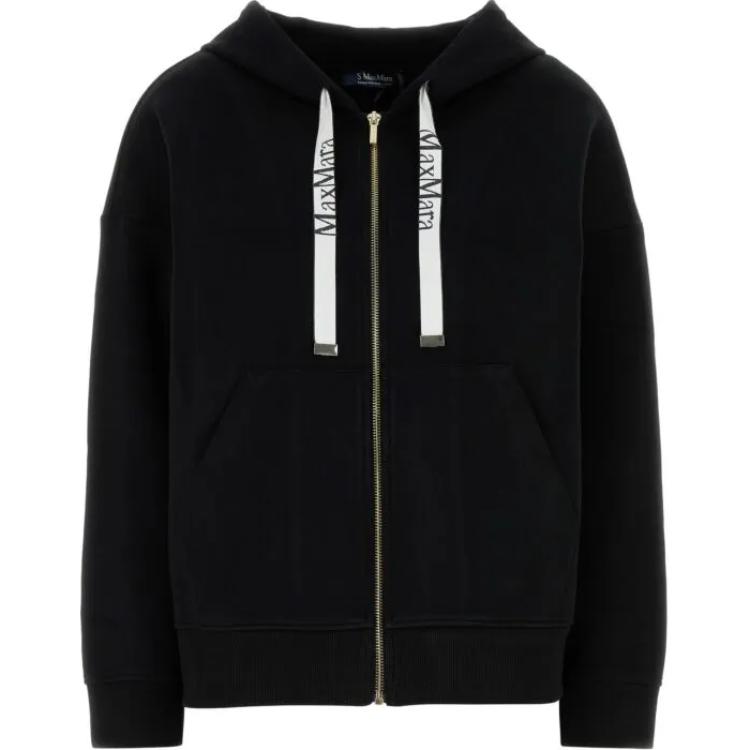 Худи с молнией и кулиской 'S MAX MARA, черный
Худи с молнией и кулиской 'S MAX MARA, черный