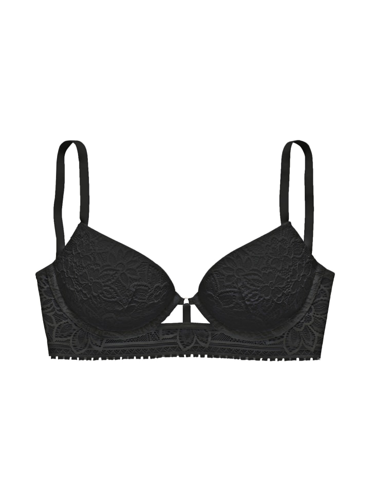 Бюстгальтер пуш-ап LASCANA, черный
Бюстгальтер пуш-ап LASCANA, черный