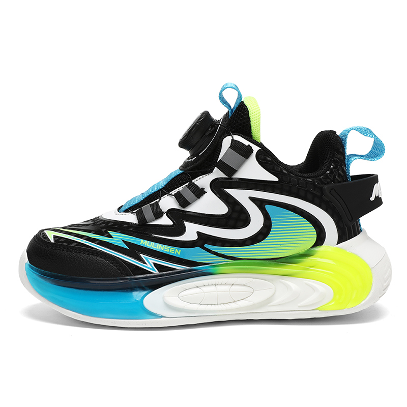 Детские баскетбольные кроссовки с противоскользящей амортизацией, износостойкими и отскоковыми подошвами Mulinsen, синий
Детские баскетбольные кроссовки с противоскользящей амортизацией, износостойкими и отскоковыми подошвами Mulinsen, синий
